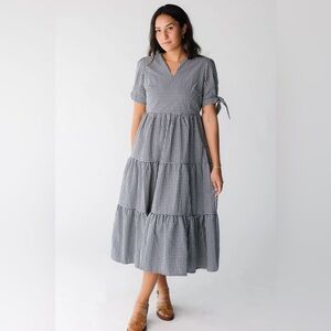 CTS Claire gingham dress EUC